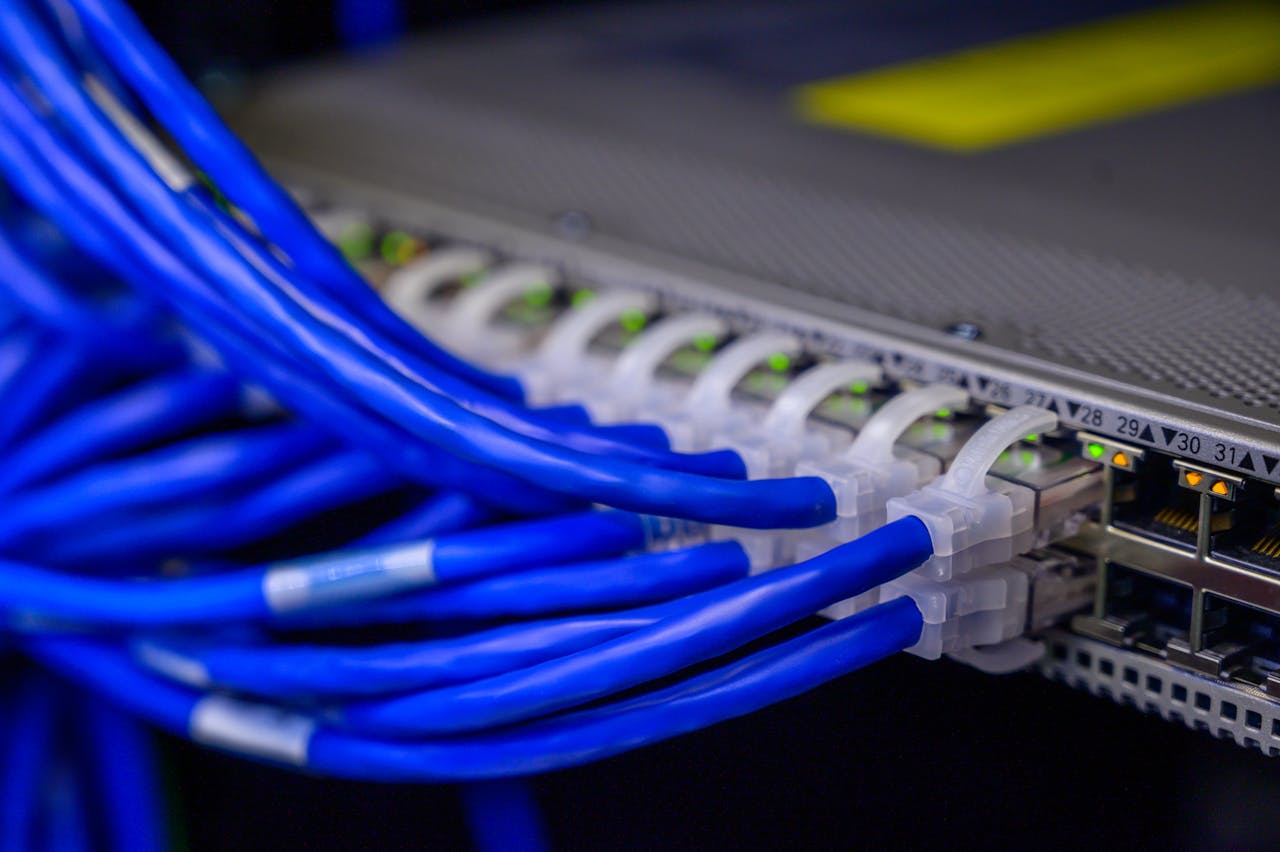 Blue Ethernet Cable